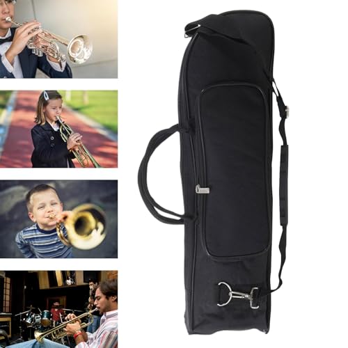 "Borsa a tracolla per tromba - Custodia per zaino in tessuto Oxford, custodia morbida per il trasporto di strumenti | Custodia protettiva per tromba per principianti, studenti, professionisti Durevole - Prova pratica