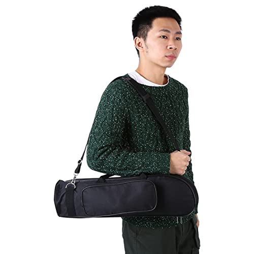 Custodia per tromba, in tessuto Oxford, resistente agli urti, con tracolla e manico (nero) - Funzionalità e accessori