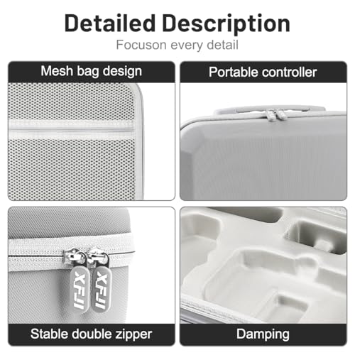 Doksvp Drone Custodia per DJI Mini 4k, Borsa per DJI Mini 2, Mini2 SE Viaggio Portatile, Borsa Telecomando e Accessori per Batterie, per Drone Proteggere - Funzionalità e accessori