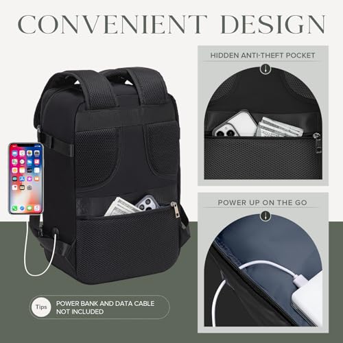 Hayayu Borse Da Cabina Per Ryanair 40x30x20 Bagaglio A Mano Zaini Borsa Zaino Da Viaggio Il Sedile Zaino Per Ryanair Bagaglio A Mano Borsa Cabina Travel Viaggio Casual Daypack - Dettaglio recensione 4