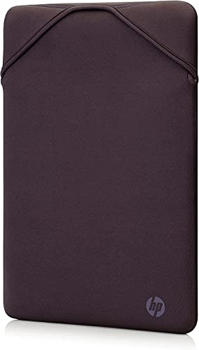 HP Custodia Protettiva Reversibile per Laptop Portatili fino a 14 Pollici, Profilo Sottile e Senza Cerniera, Tessuto in Neoprene Disinfettabile e Lavabile in Lavatrice, Colore Grigio/Malva - Dettaglio recensione 4