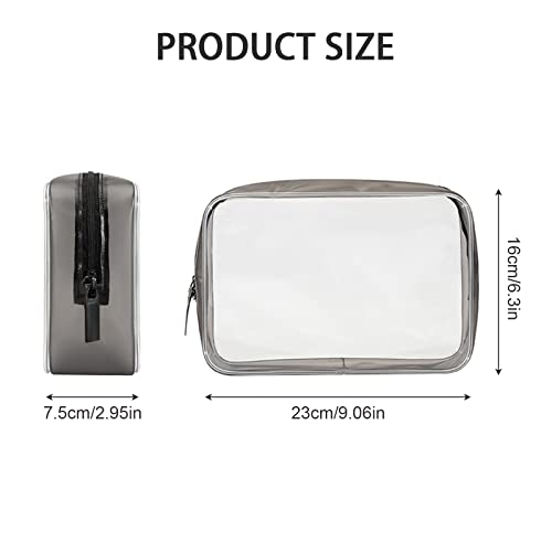 KEYRI Kit Bottigliette da Viaggio Set per Aereo 5 Pezzi 100ml Contenitori per Liquidi, Trasparente, Borsa da Toilette, per Cosmetici, FDA (Nero) - Prova pratica