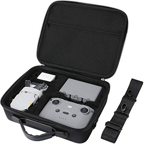 ProCase Custodia per Drone DJI Mini 4K/ Mini 2/2SE, Borsa da Viaggio con Tracolla per DJI Fly More Combo -Nero - Design e materiali