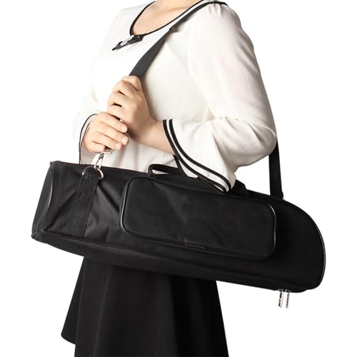 SZLIFE Borsa per tromba con tracolla regolabile e cerniere di stoccaggio, custodia in tessuto Oxford dotata di un'imbottitura da 10 mm, contenere facilmente spartiti, olio per valvole, matite - Prova pratica